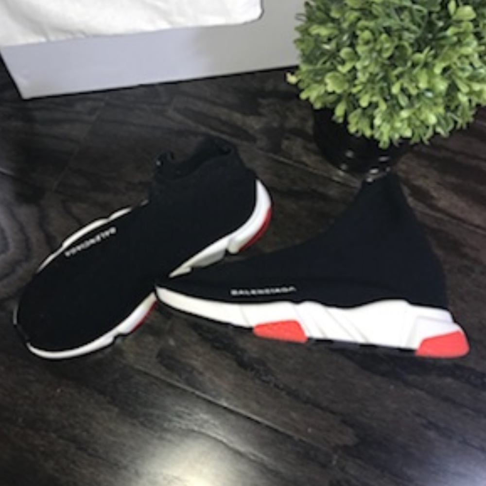 Balenciaga Stretch-Knit Speed Trainers